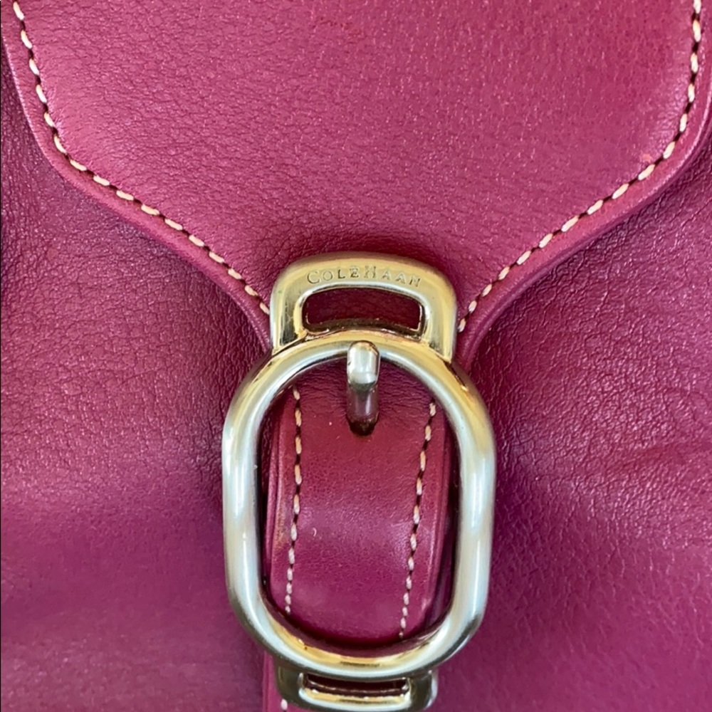 Brand new NWOT Cole Haan Magenta Leather Purse - Picture 4 of 10